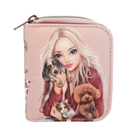 TOPModel - FUR EVER FRIENDS Purse - Powdery Pink and Copper