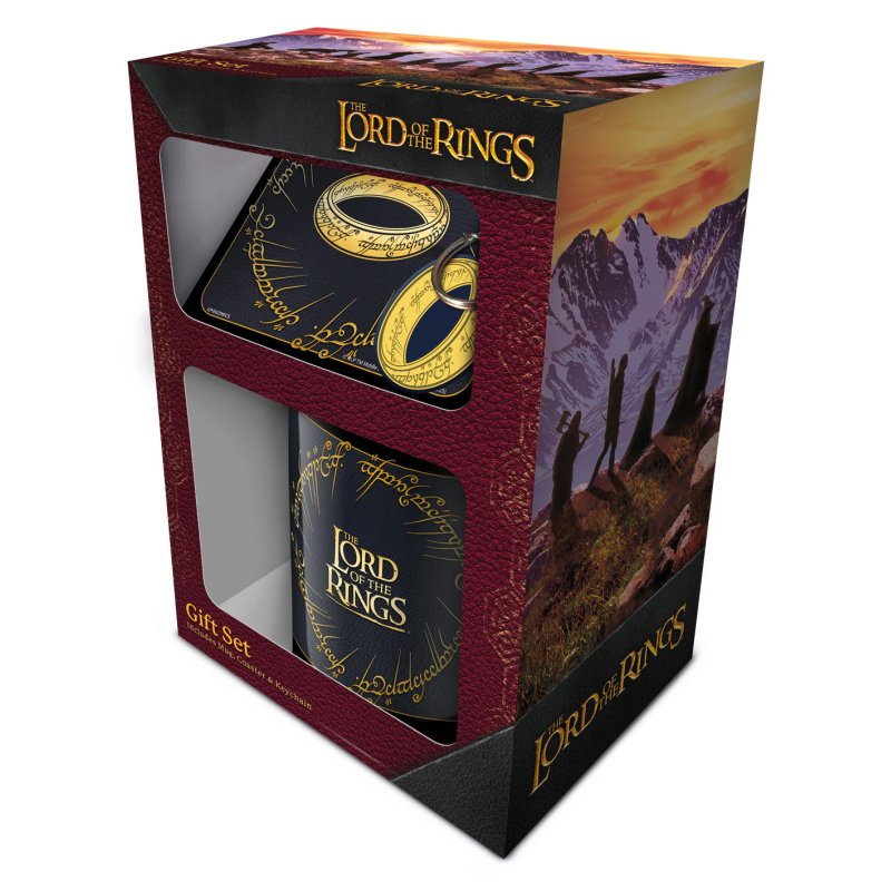 PYRAMID LORD OF THE RINGS GIFT SET (MUG, COASTER & KEYCHAIN)