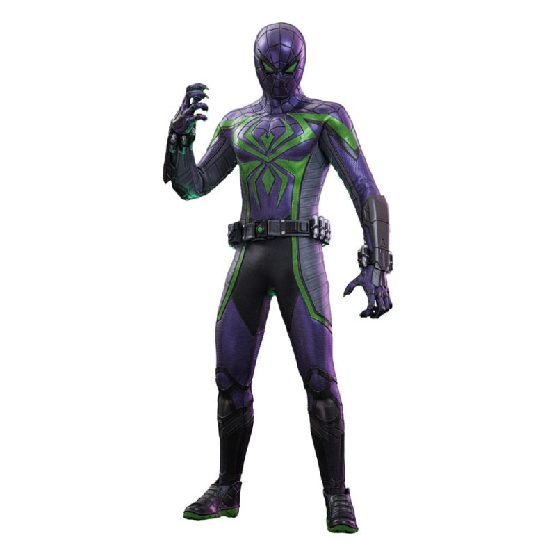 Spider-Man Video Game Masterpiece Action Figure 1/6 Miles Morales (Purple Reign Suit) Hot Toys Exclusive 30 cm