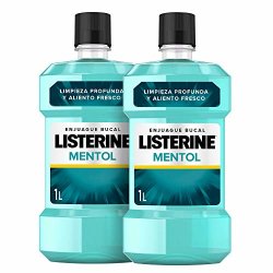Listerine Menthol Mouthwash 1L - Pack of 2
