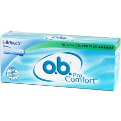 O.B. Tampons with SilkTouch Cover Super Plus 16 Digital Tampons