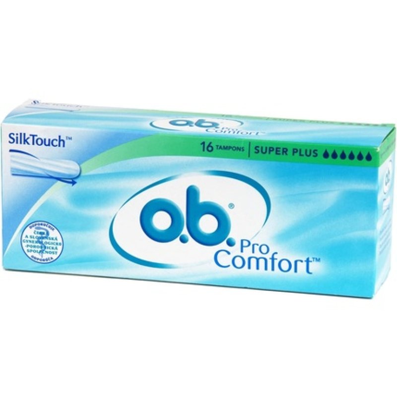 O.B. Tampons with SilkTouch Cover Super Plus 16 Digital Tampons