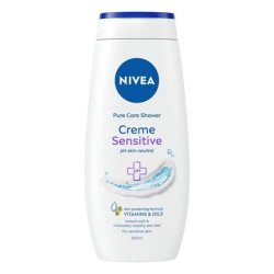 Nivea Shower Cream 250 Ml Sensitive Gentle Cleansing For Sensitive Skin