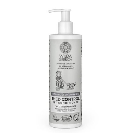Wilda Siberica. Controlled Organic "Shed Control" Pet Conditioner, 400 Ml