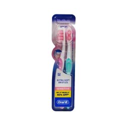 Oralb Sensitive Extra Soft Toothbrush X2