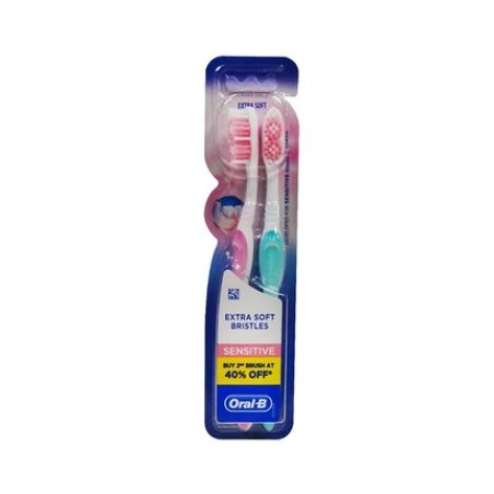 Oralb Sensitive Extra Soft Toothbrush X2