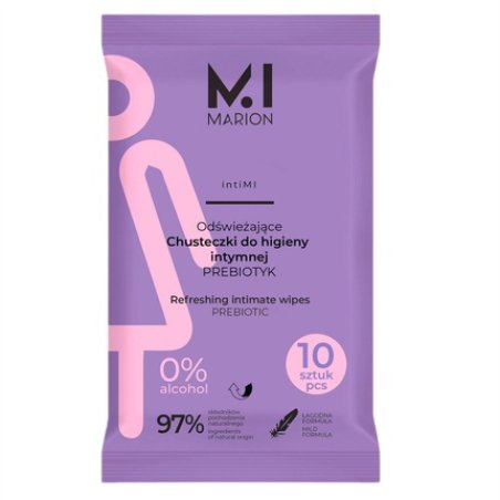 Marion Prebiotic Refreshing Wipes For Intimate Hygiene 50g