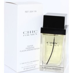 Carolina Herrera Chic, Eau de Toilette, 100ml, Barbati, Tester