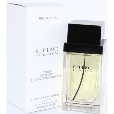 Carolina Herrera Chic, Eau de Toilette, 100ml, Barbati, Tester