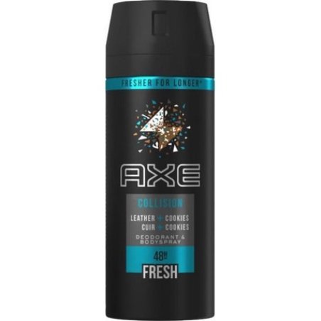 Axe Deospray Collision Leather & Cookies - 150 Ml