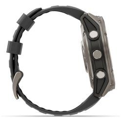 Garmin fēnix 8 Pro 3,56 cm (1.4") AMOLED 51 mm Numérique 454 x 454 pixels Écran tactile Graphite, Titane Wifi GPS