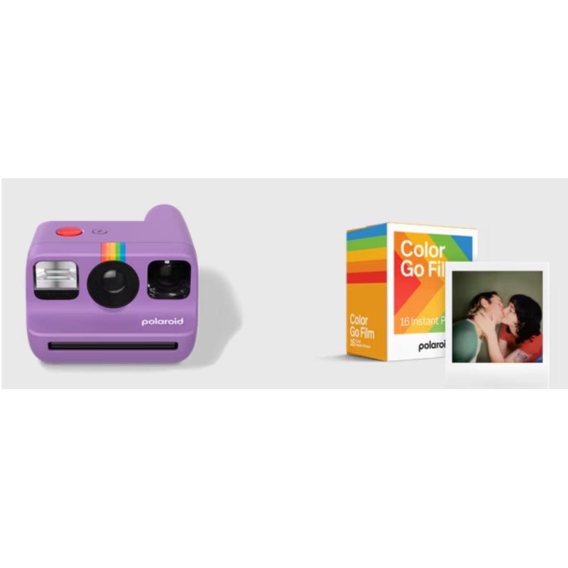 Polaroid - Go Gen 2 Purple Color Film Bundle (16 Photos)