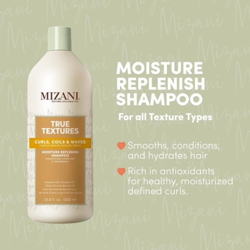 Mizani True Textures Moisture Replenish Shampoo for Curly Hair