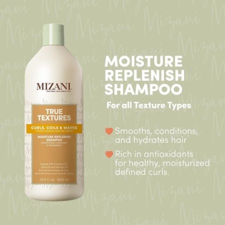 Mizani True Textures Moisture Replenish Shampoo for Curly Hair