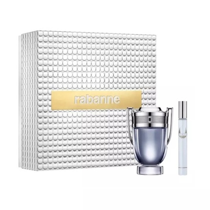 Paco Rabanne Invictus Eau De Toilette Spray Set 100ml 10ml