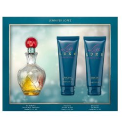 Jennifer Lopez Set Live Luxe Eau De Parfum Spray 100ml Body Lotion 75ml Shower Gel 75ml