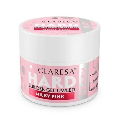 Claresa Hard & Easy Building Gel Milky Pink 45g