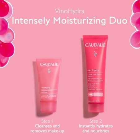 Caudalie Intensely Moisturizing Duo Vinohydra Set with Vinohydra Intense Cream 50ml