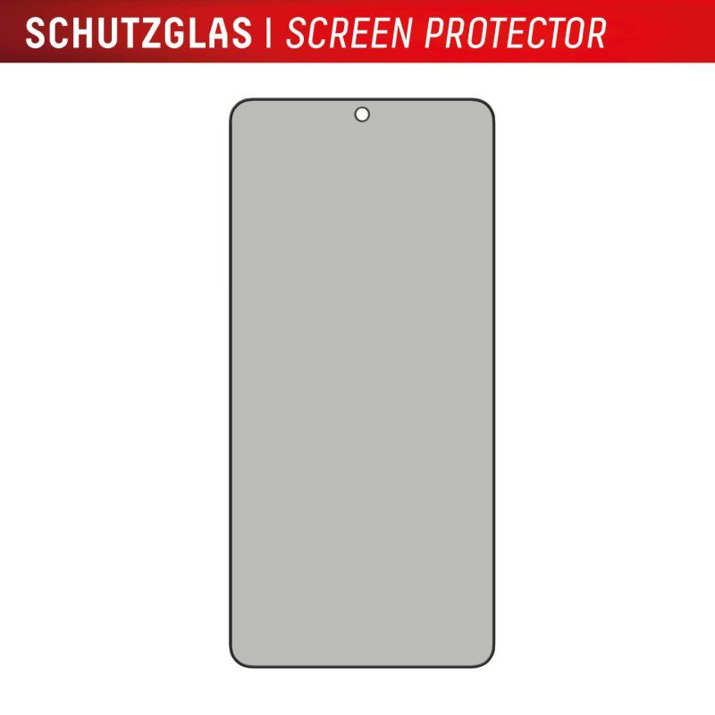 Displex Privacy Screen Protector (10H) for Samsung Galaxy S25 Edge, Eco Mounting Frame, Privacy Filter