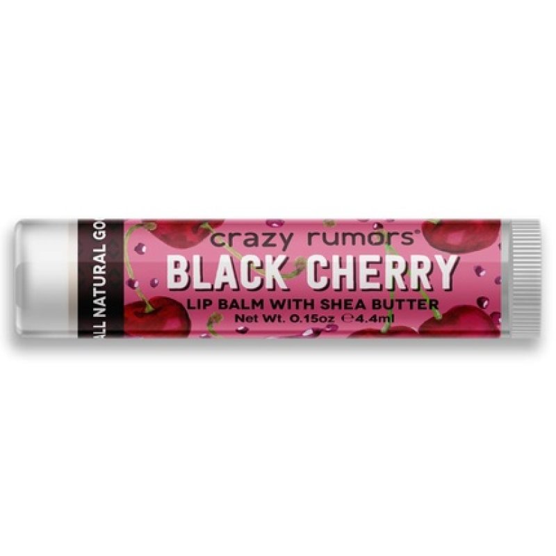 Crazy Rumors Black Cherry Soda Pop Lip Balm 0.15oz Tubes