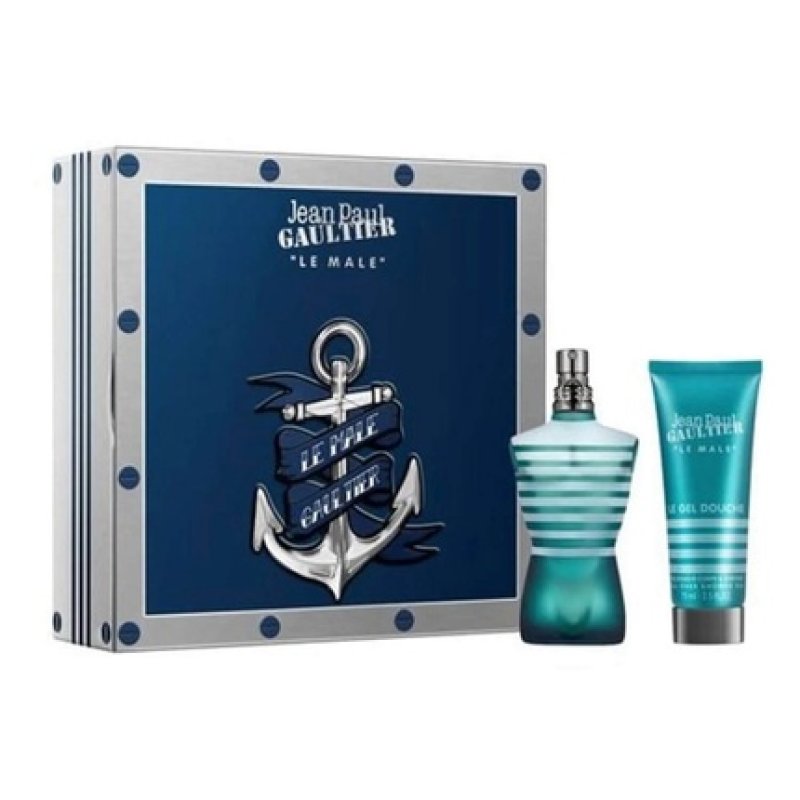 Jean Paul Gaultier Le Male Gift Set Eau De Toilette Spray 75ml Shower Gel 75ml