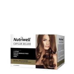 Nutriwell Capilar Deluxe Biotin Zinc & Selenium 2x30 Capsules