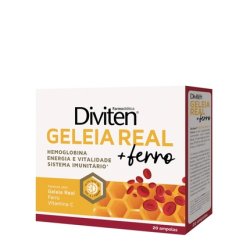 Diviten Royal Jelly Iron 20 Ampoules