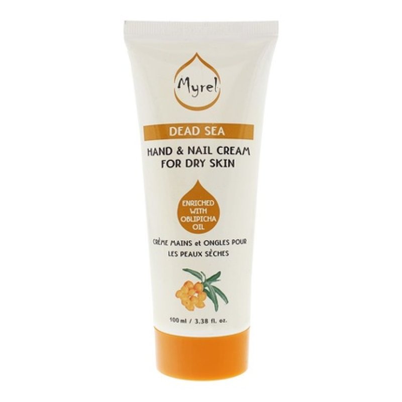 Myrel Dead Sea Enriched With Obliphica Oil Hand Nail Cream 100ml For Dry Skin
