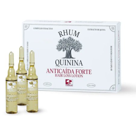 Crusellas Rhum Quinine Anti-Hair Loss Forte - 6 X 10 Ml