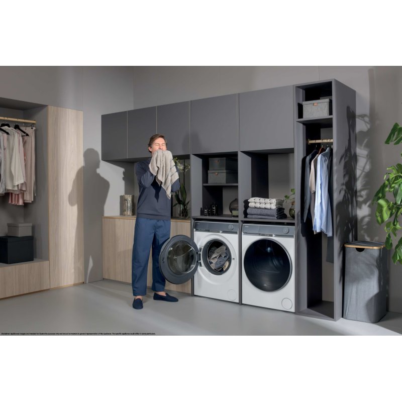 Haier HW90-B14387TU1 machine à laver Charge avant 9 kg 1400 tr/min Blanc