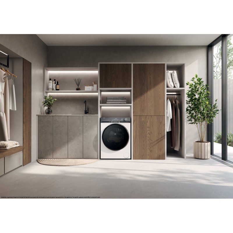 Haier HW90-B14387TU1 washing machine Front-load 9 kg 1400 RPM White