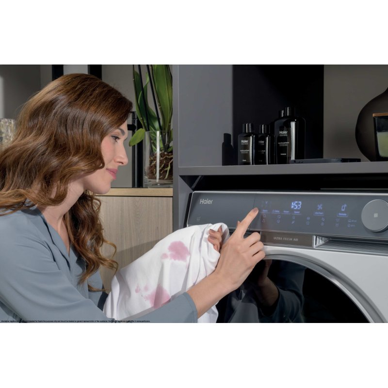 Haier HW90-B14387TU1 machine à laver Charge avant 9 kg 1400 tr/min Blanc