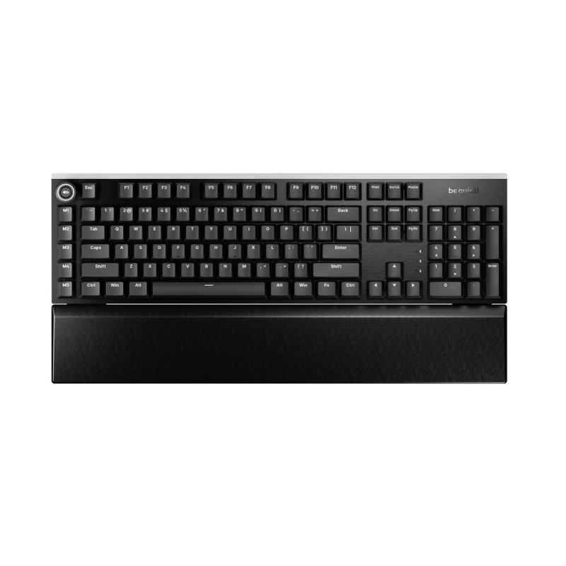 be quiet! Light Mount Silent Tactile US ANSI clavier Gaming USB QWERTY Anglais américain Noir