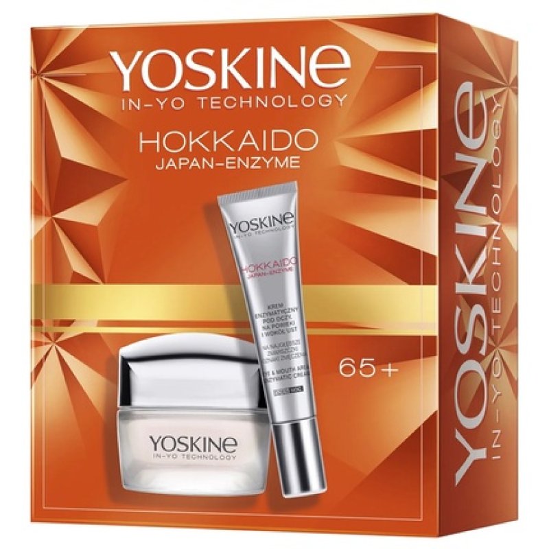 Yoskine Hakkido Japan Enzyme Cream 65 For Day And Night 50ml And Eye Cream 15ml
