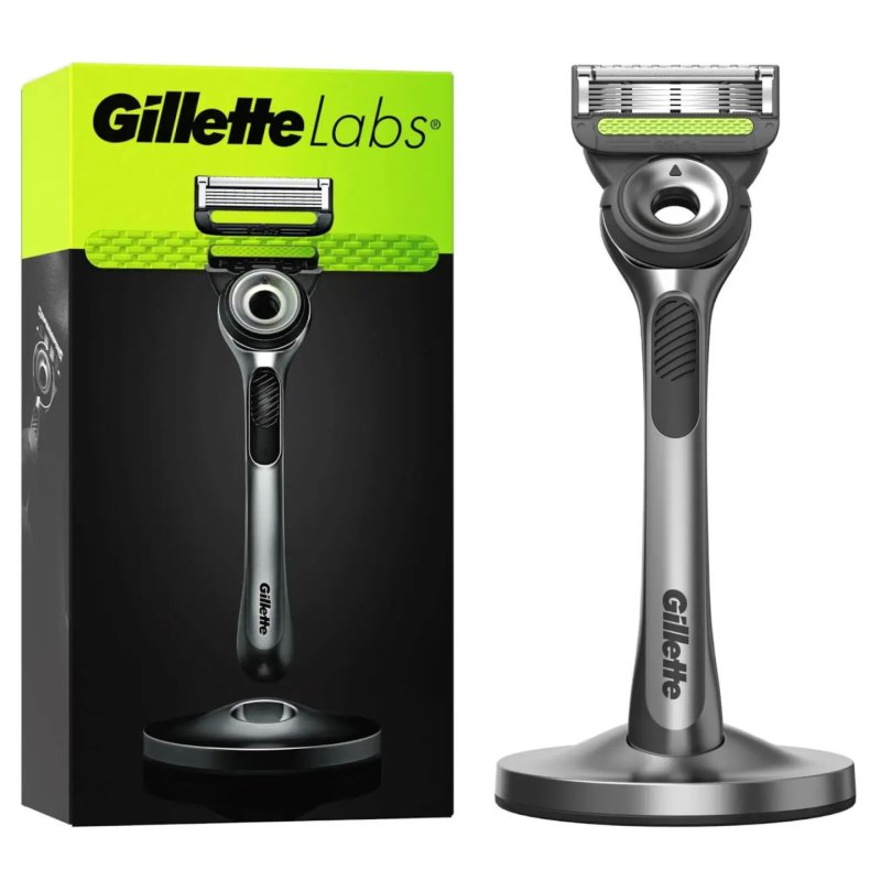 Gillette Labs Men's Wet Razor with Cleaning Element and 1 Razor Blade
