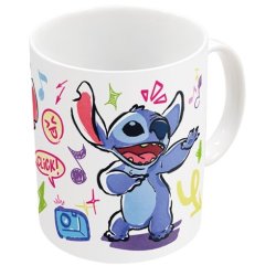 MUG PORCELAINE STITCH CHALK CLICK 325ML