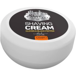 The Shave Factory Shaving Cream Soap for Men Suitable for All Skin Types Made in Italy 125ml Cloves & Black Pepper