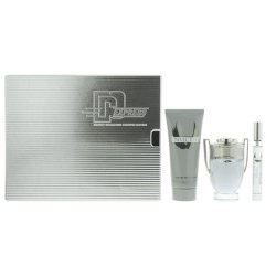 Paco Rabanne Invictus Eau De Toilette 50ml Shower Gel 100ml And Mini 10ml