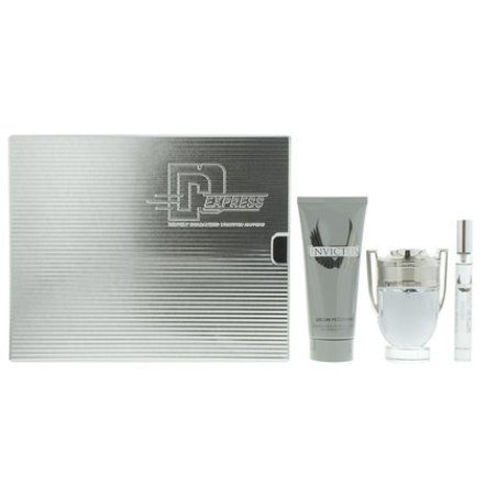 Paco Rabanne Invictus Eau De Toilette 50ml Shower Gel 100ml And Mini 10ml