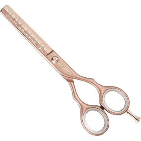 Professional Thinning Shears Luxury Copper Half Blade 5.5" - Kiepe 100% Made in Italy
