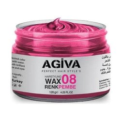 Agiva Hairstyling Wax 08 Hair Color Pink 120g