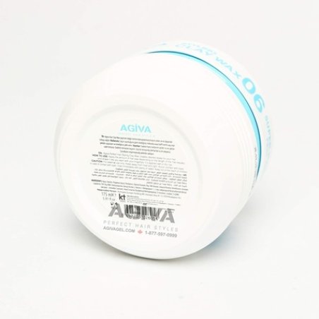 Agiva Hair Styling Fiber Clay Texture Wax 06 Medium Hold Perfect Control Natural Finish 6oz