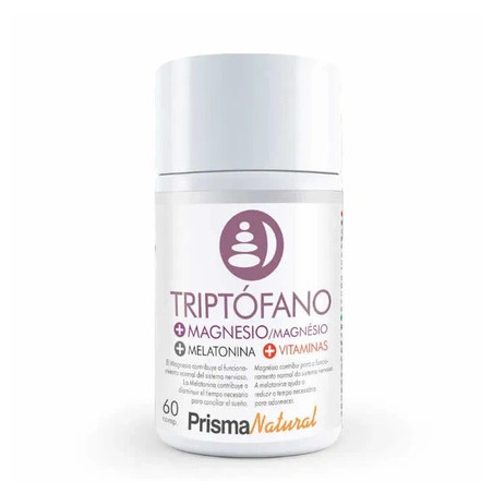 Prisma Natural Tryptophan Magnesium Melatonin Vitamins 60 Capsules