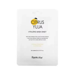 Farmstay Citrus Yuja Vitalizing Sheet Mask