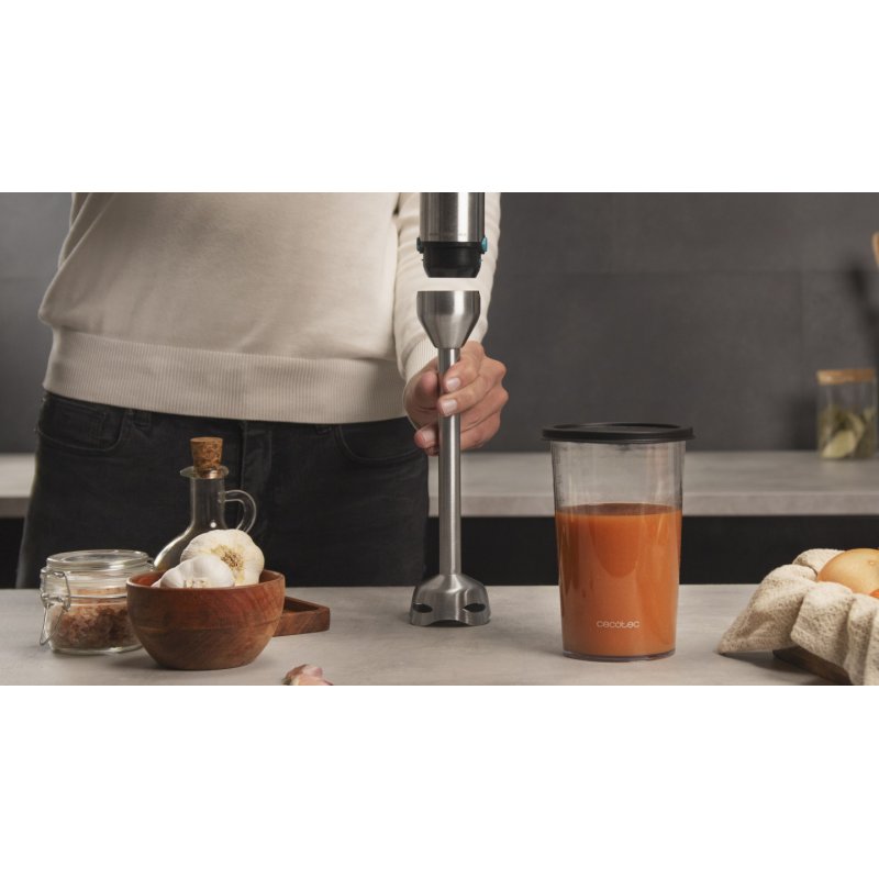 Cecotec Power TitanBlack 1500 XL TotalMix Immersion blender 1500 W Black, Green, Stainless steel