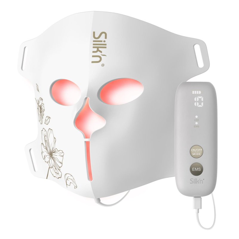 Silk'n LED EMS appareil pour soin de la peau Thérapie lumineuse de la peau Blanc
