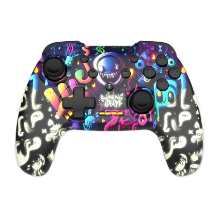 Manette de jeu sans fil Freaks and Geeks Shining Graff pour Nintendo Switch/PC