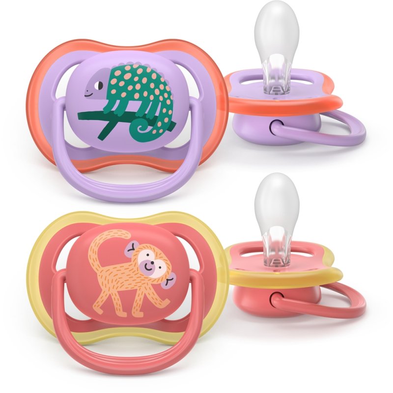 Philips Avent - Ultra air soother, 18m , red/purple
