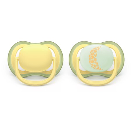 Philips Avent - Ultra air soother, 18m , yellow with design