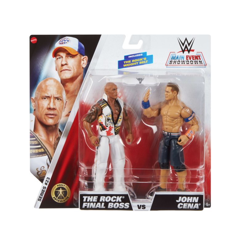 WWE Main Event Showdown The Rock vs John Cena 2-Pack